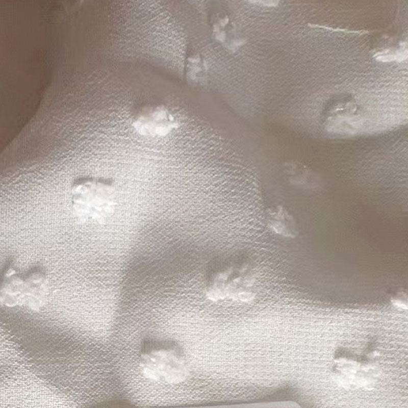 75D_80D+150D*75D 86 g/m² Pailletten-Jacquard-Chiffon mit Cut-Outs